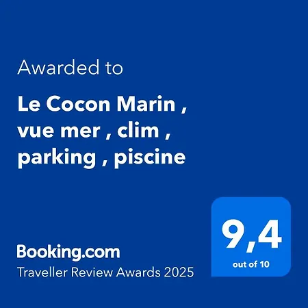 Le Cocon Marin , Vue , Clim , Parking , Piscine * أنتيب