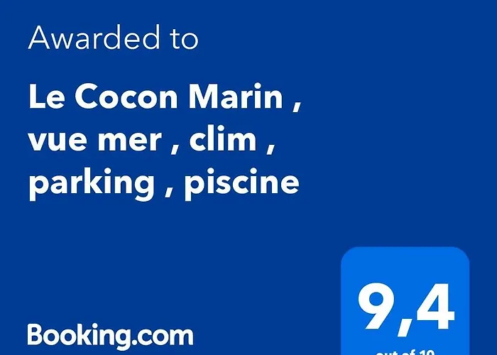 Le Cocon Marin , Vue , Clim , Parking , Piscine * Antibes