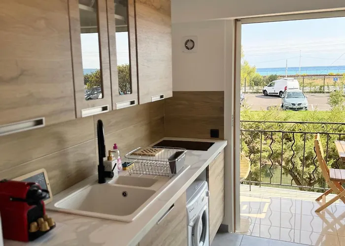 Apartment Le Cocon Marin , Vue , Clim , Parking , Piscine Antibes